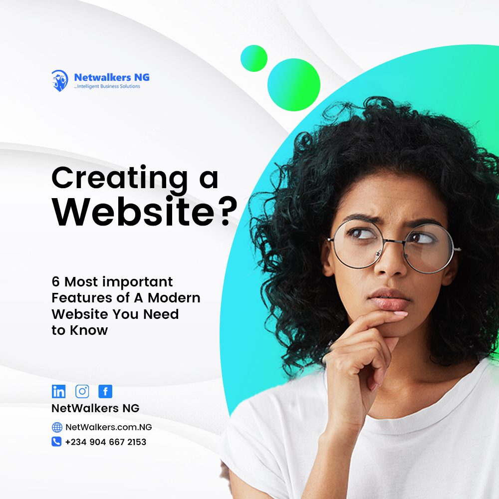 6 most important things to put in place when setting up a modern Website