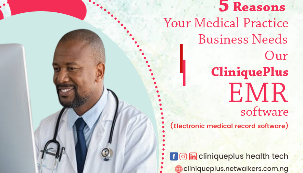 5 Reasons Your Medical Practice Needs Our Cliniqueplus Software