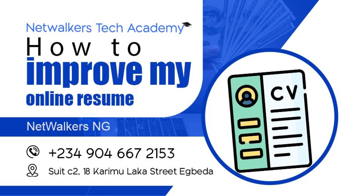 how to online resume